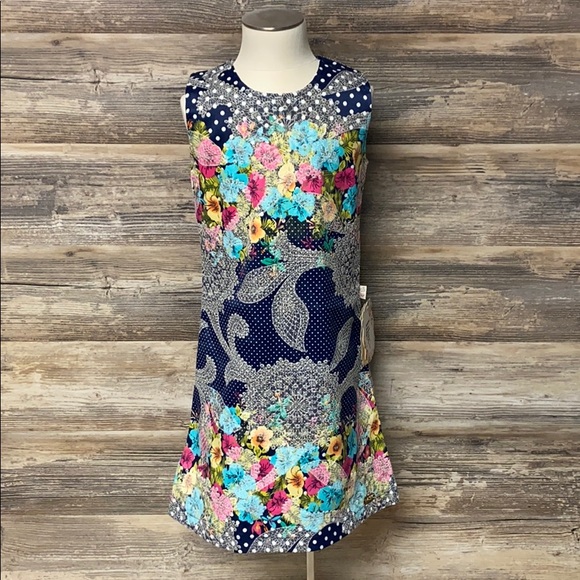 Lilax GIrls Floral Jumper NWT - Picture 1 of 3